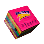 NOTA ADHESIVA 2 X 2 MEMO TIP CUBO NEON 400H