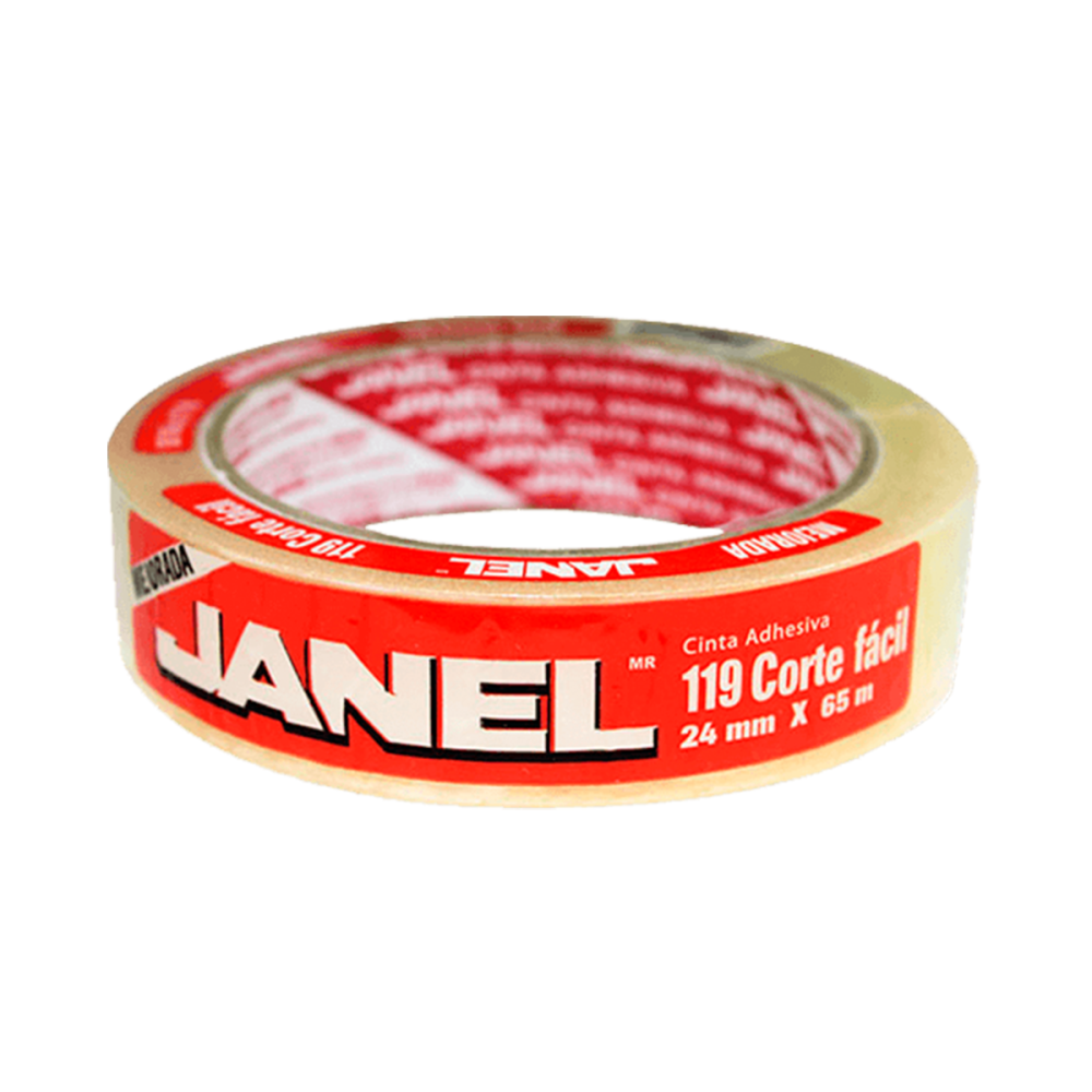CINTA ADHESIVA 24 X 65 #119 JANEL 
