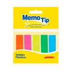 NOTA ADHESIVA MINIBANDERITAS PLASTICAS(SEÑALES NEON)  C/5 TIRAS JANEL 6570516795