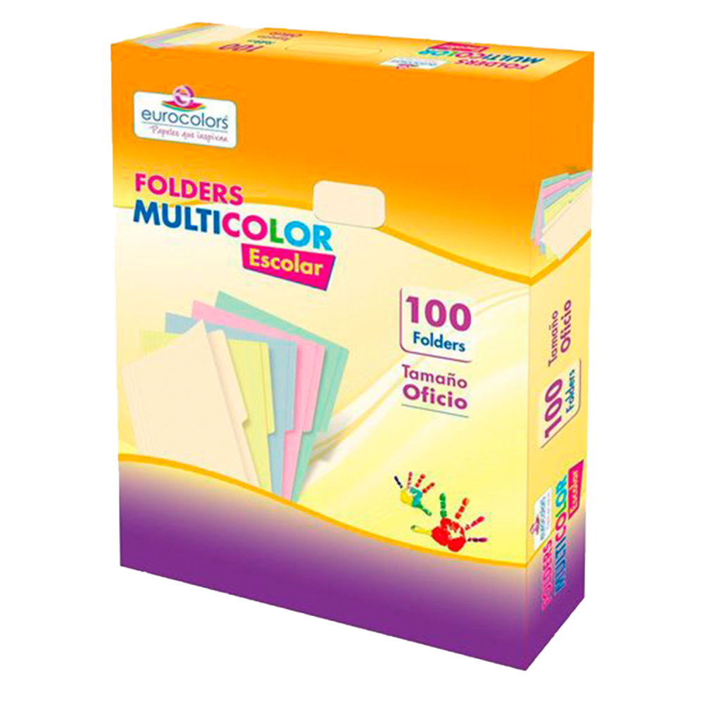 FOLDER OFICIO CREMA MULTICOLOR MAPASA PU0058 (L)
