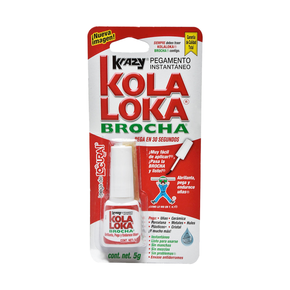 PEGAMENTO BROCHA TRANS. 5 GRS KOLA LOKA BLISTER KBR-5MC