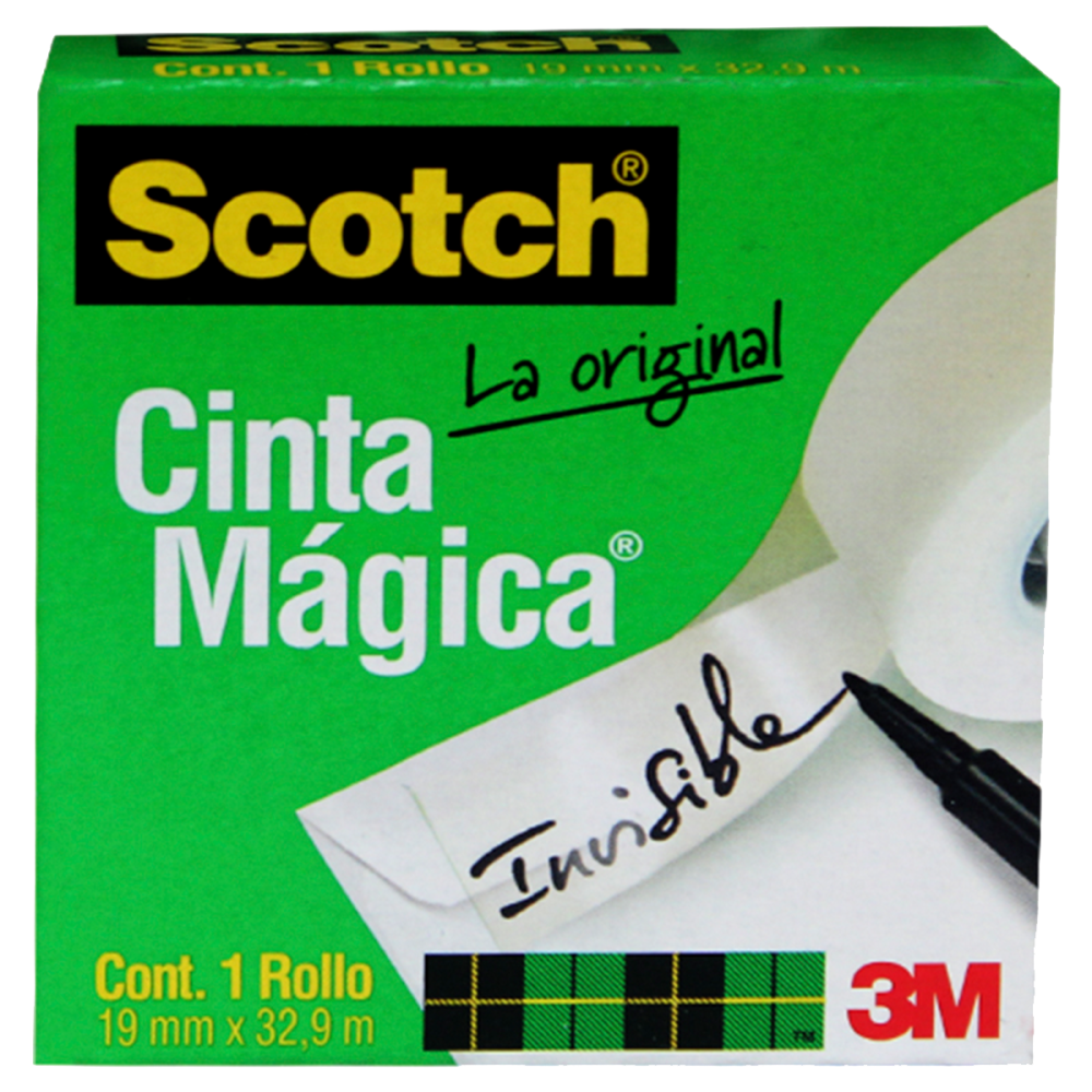 CINTA ADHESIVA 19 X 33 #810 MAGICA 3M 