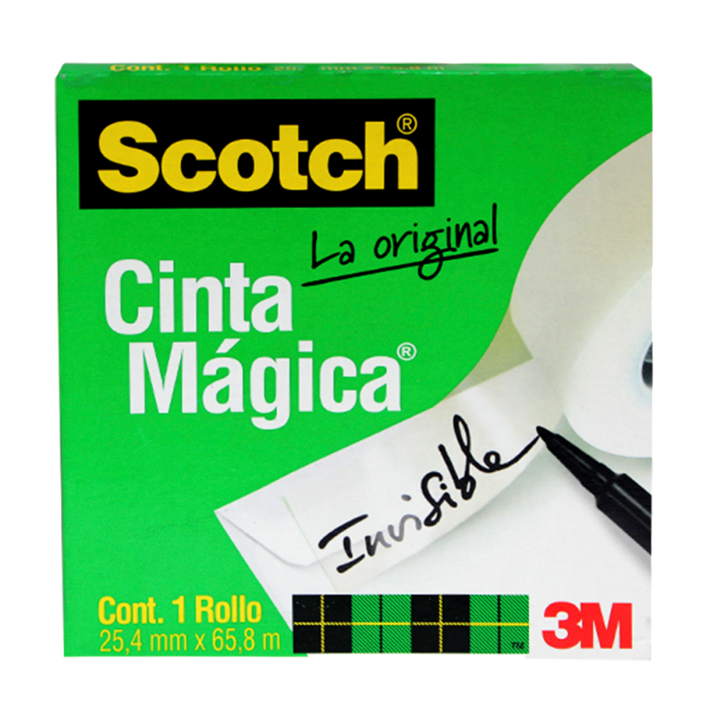 CINTA ADHESIVA 24 X 65 #810 MAGICA 3M 