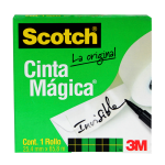 CINTA ADHESIVA 24 X 65 #810 MAGICA 3M 
