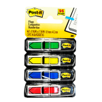 NOTA ADHESIVA MINIBANDERITAS FLECHA 684ARR3 4 COLORES 3M