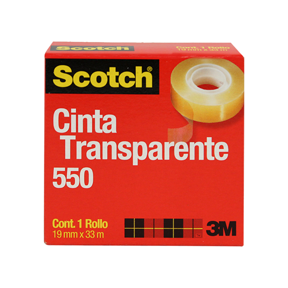 CINTA ADHESIVA 19 X 33 # 550 SCOTCH 3M