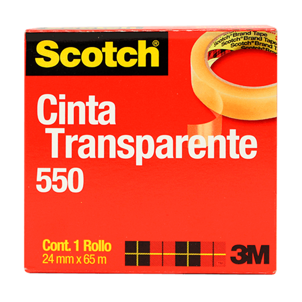 CINTA ADHESIVA 24 X 65 #550 SCOTCH 3M