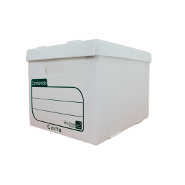 CAJA DE ARCHIVO MUERTO PLASTICO T/CARTA 35 X 30 X 25 CM PZ C/GRAPA MYC (L)