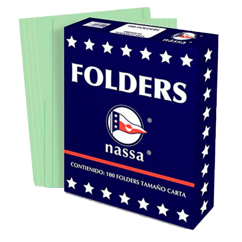 FOLDER CARTA VERDE NASSA PV1001