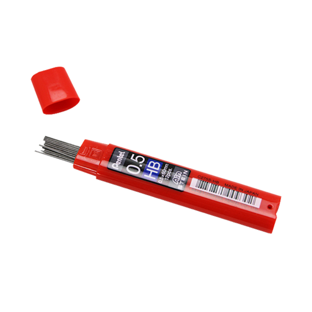 PUNTILLAS 0.5 MM HB AIN STEIN TUBO C275S-HB PENTEL