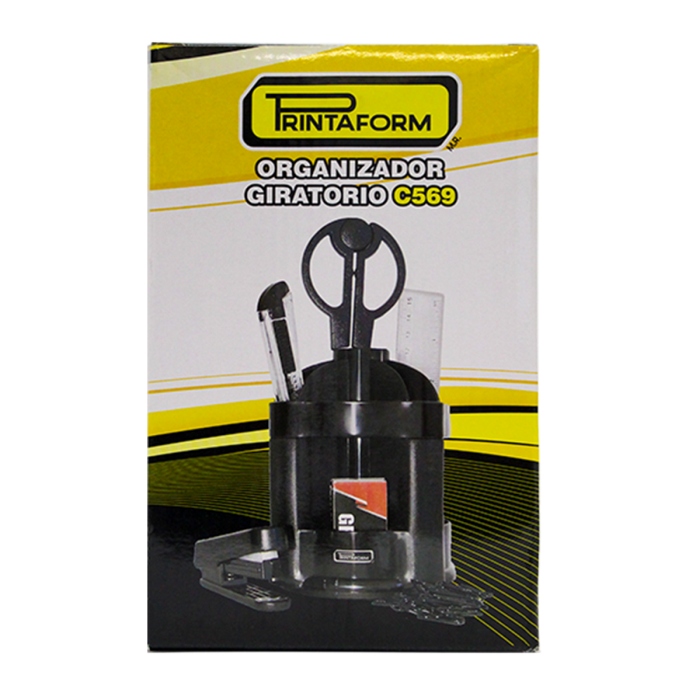 ORGANIZADOR GIRATORIO PRINTAFORM NEGRO C569