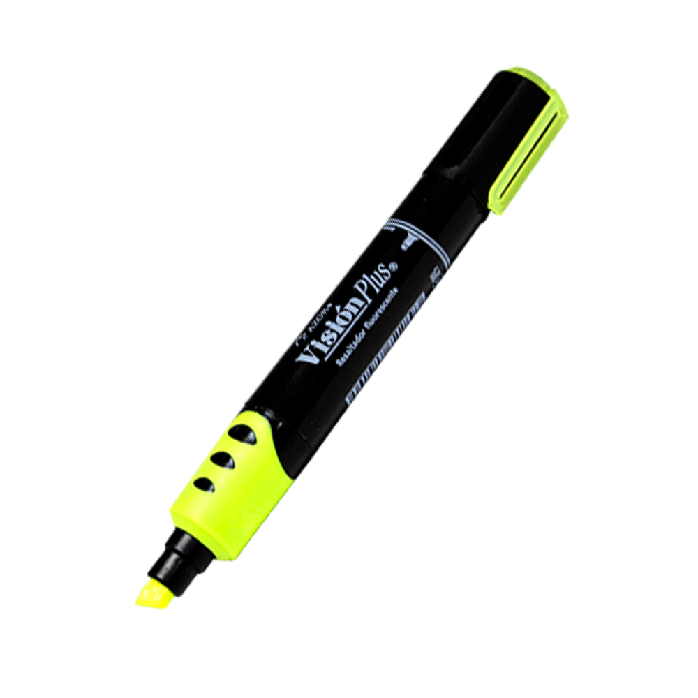 MARCA TEXTOS GRUESO AMARILLO VISION PLUS PC 301.2600AM AZOR