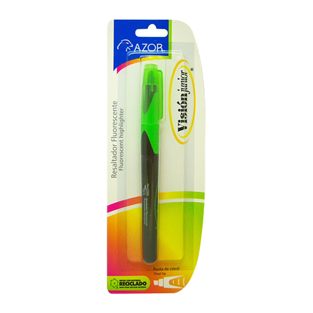 MARCA TEXTOS VERDE DELGADO VISION JUNIOR BLISTER 301.2810VE AZOR