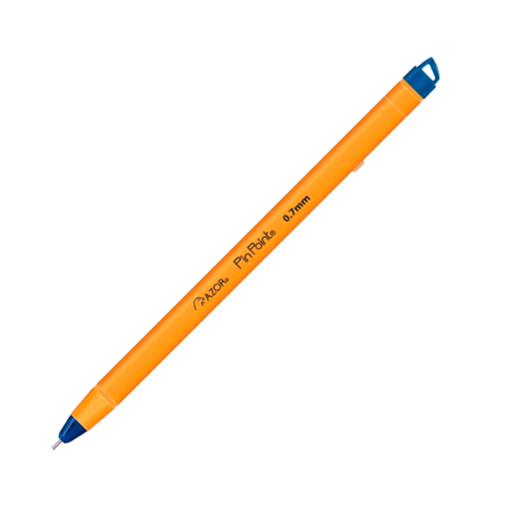 BOLIGRAFO AZOR PIN POINT AMARILLO P.F. AZUL C-12 301.6820AZ