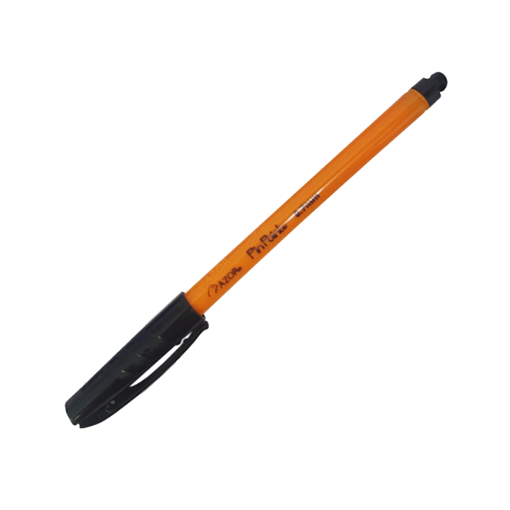 BOLIGRAFO AZOR PIN POINT AMARILLO P.F. NEGRO C-12 301.6820NE