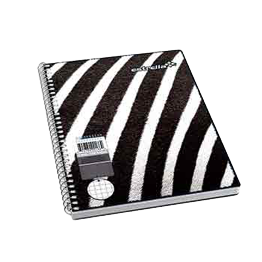 CUADERNO ESPIRAL F.F. C5 100 HJS. ESTRELLA MOD 186