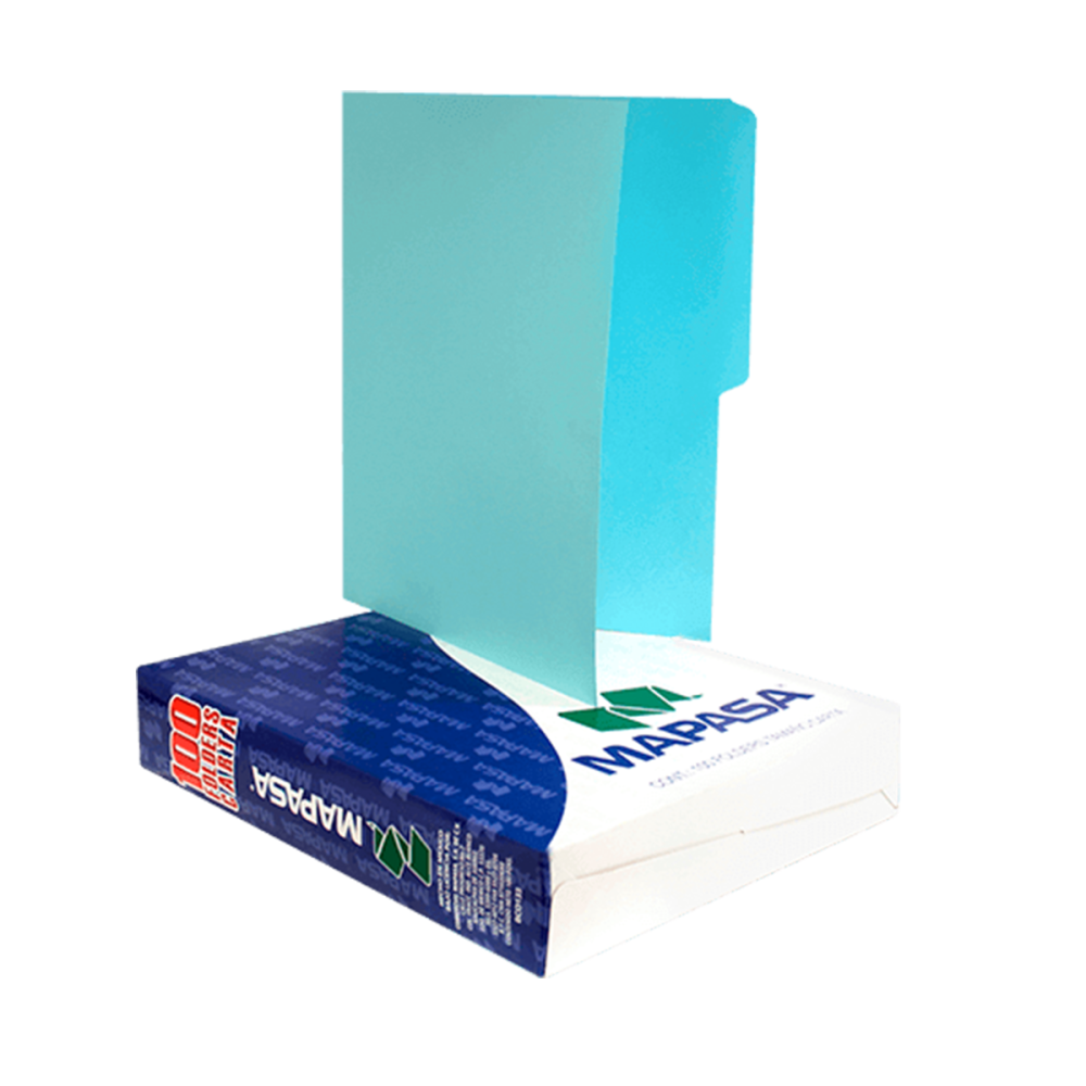 FOLDER CARTA AZUL MAPASA (L)