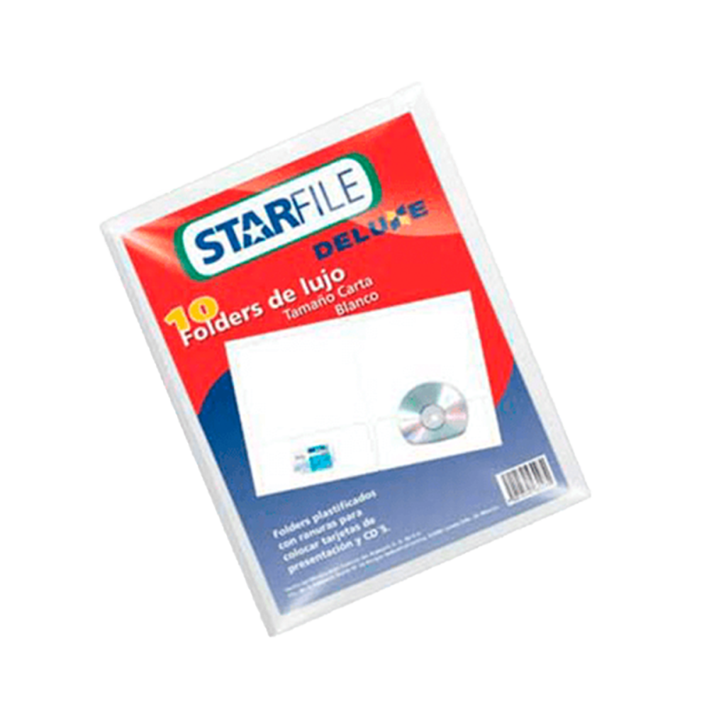 FOLDER PLASTIFICADO CARTA 24 X 30 BLANCO PY1060 MAPASA