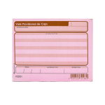 BLOCK VALE PROVISIONAL DE CAJA 1/4  ER0100 EUROFORMAS