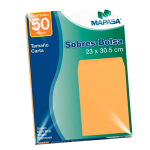 SOBRE MANILA T/CARTA 23X30.5 90GM MAPASA SOLAPA ENG. IA0316 (L)