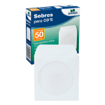 SOBRE BLANCO P/CD MAPASA 90GM 60 KGS 12.7 X 12.7 C/50 HA0126