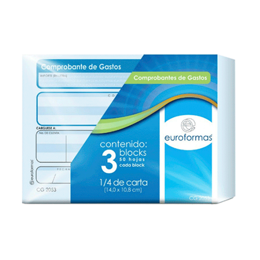 BLOCK COMPROBANTE GASTO 1/4 ER0101